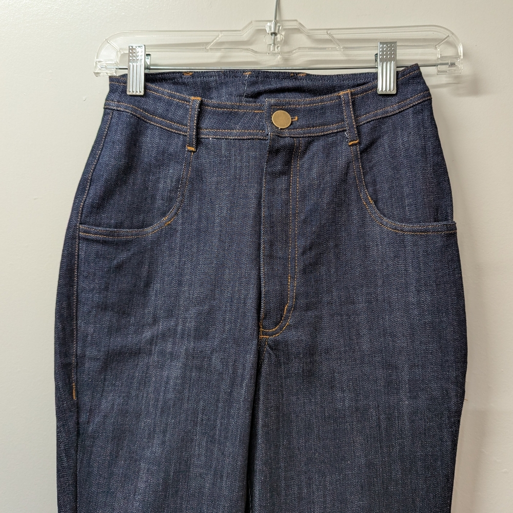 NWT Rockabilly XS & S Retro Cropped Jeans- "I Love Lucy" by Unique Vintage - Picture 9 of 13
